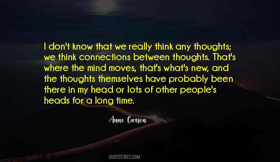 Quotes About Thoughts In My Head #1131952