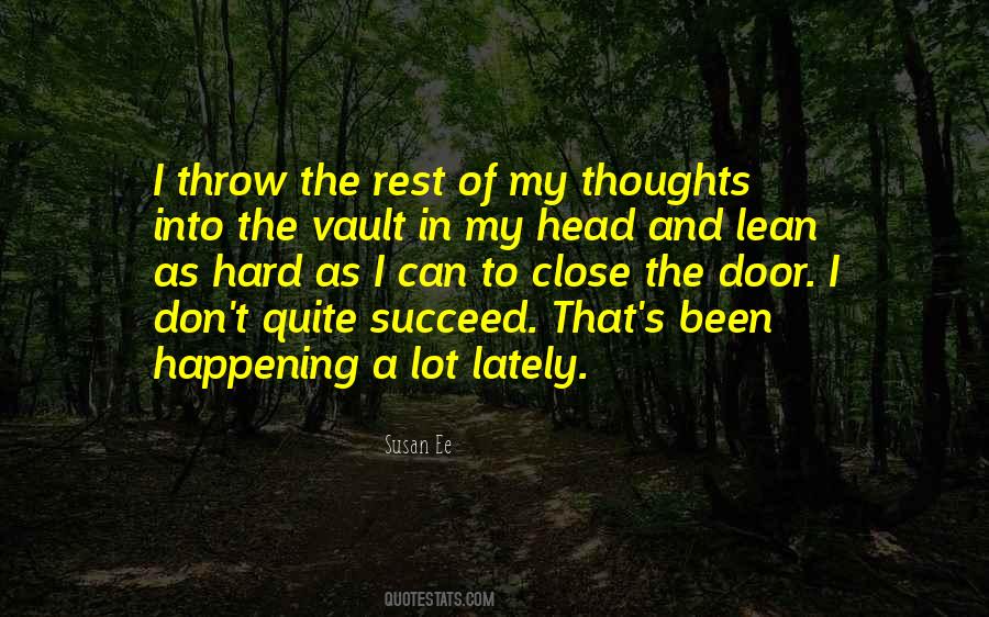 Quotes About Thoughts In My Head #1725404