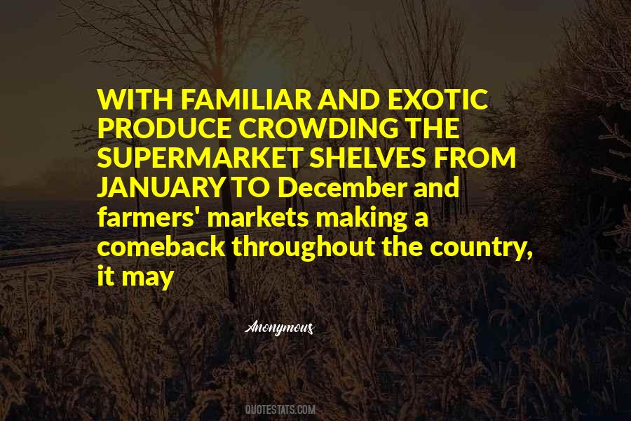 Quotes About Farmers Markets #1018547