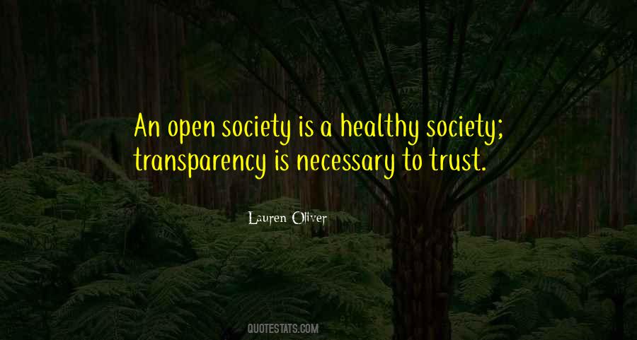 Healthy Society Quotes #1819362