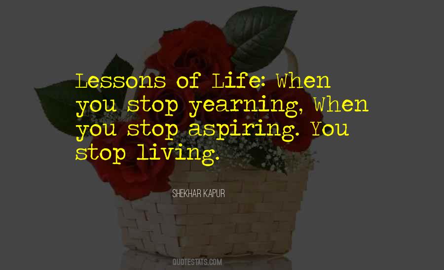 Quotes About Aspiring #1055296