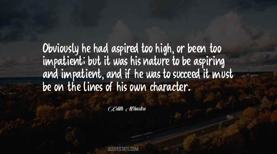 Quotes About Aspiring #1798021