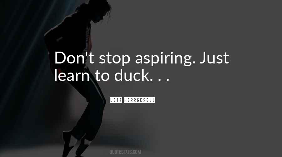 Quotes About Aspiring #1799277