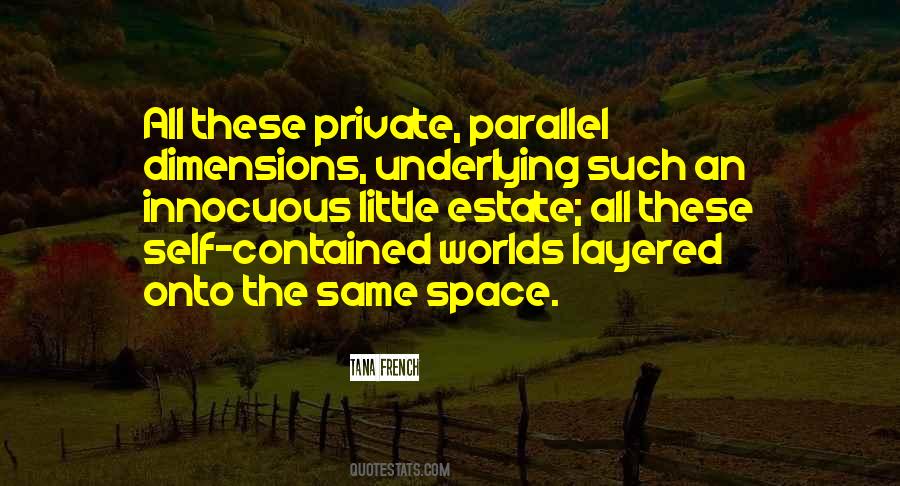 Quotes About Parallel Dimensions #987383