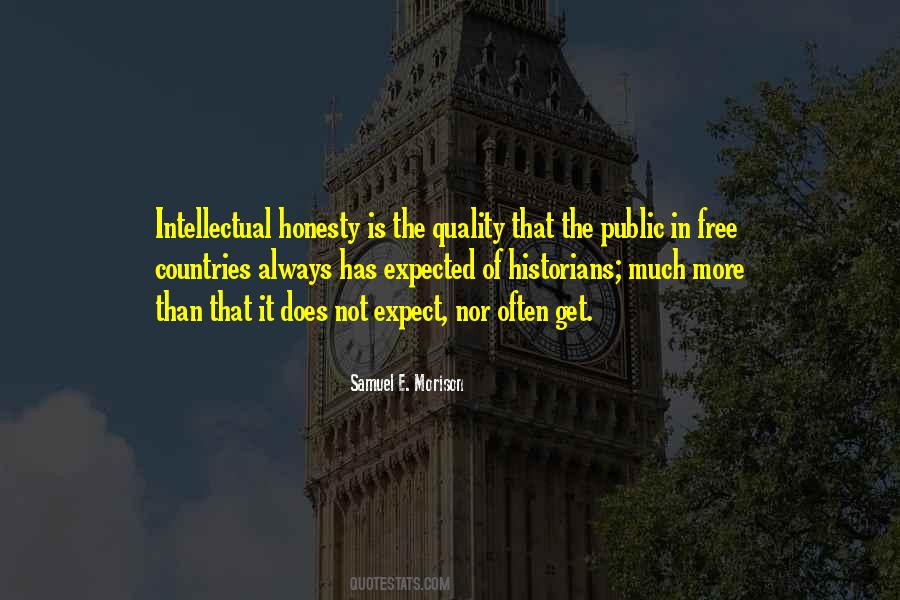 Quotes About Intellectual Honesty #554966