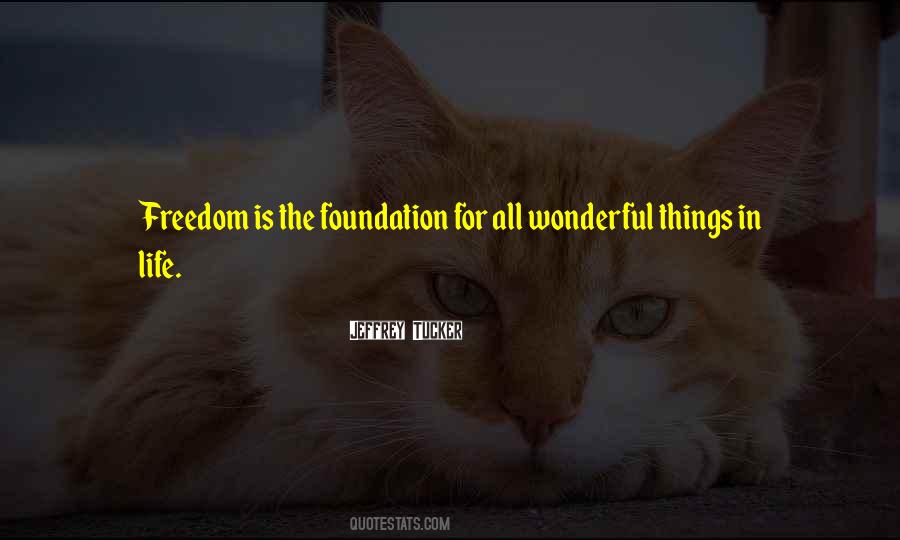 Foundation For Life Quotes #614053