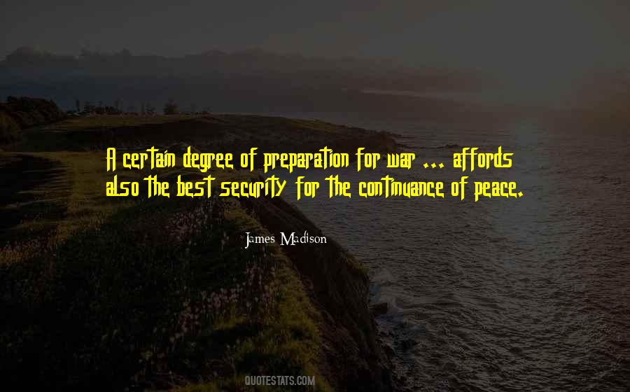 Quotes About Preparation For War #1290793
