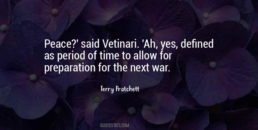 Quotes About Preparation For War #25858