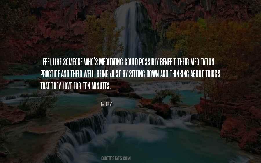 Quotes About Sitting And Thinking #1033827