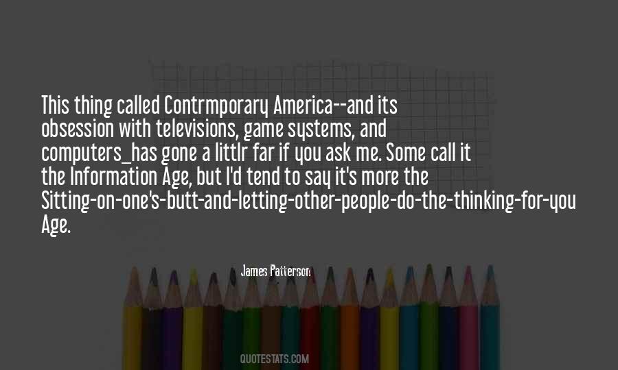 Quotes About Sitting And Thinking #801631