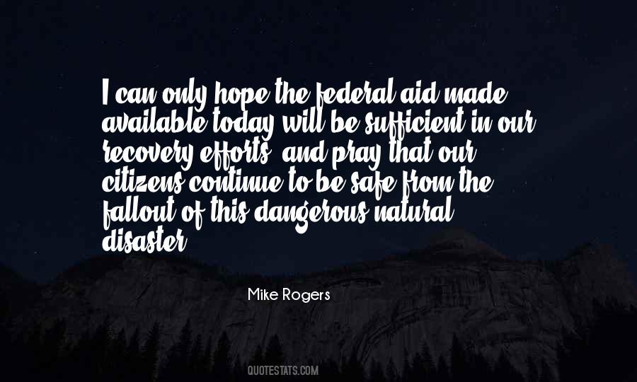 Quotes About Recovery From Disaster #436905