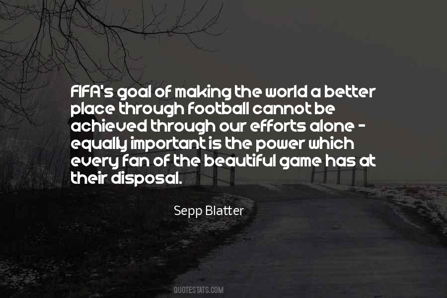 Quotes About Blatter #1103217