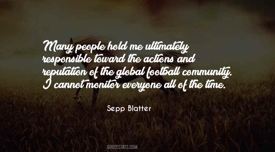 Quotes About Blatter #345561