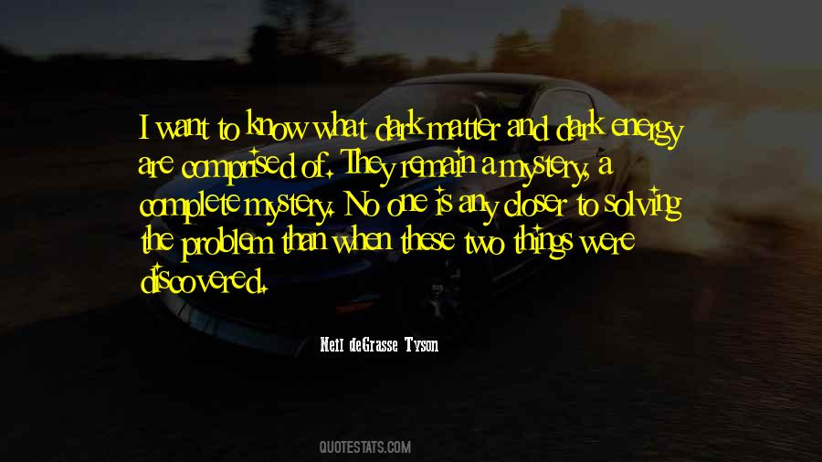 Quotes About Solving A Mystery #866065