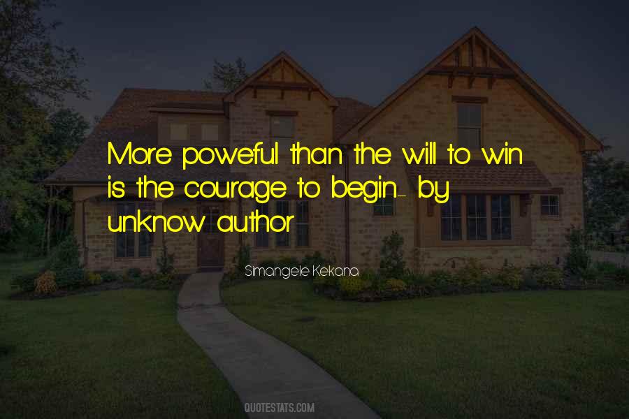 Quotes About Will To Win #1009876