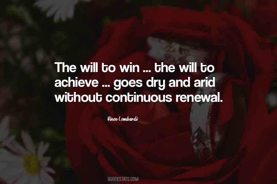 Quotes About Will To Win #1120223
