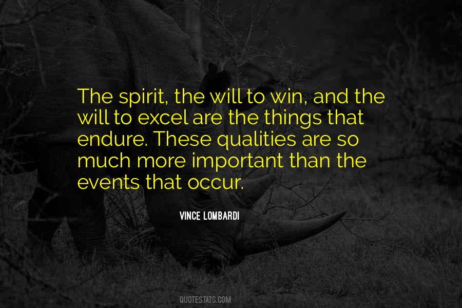 Quotes About Will To Win #3134