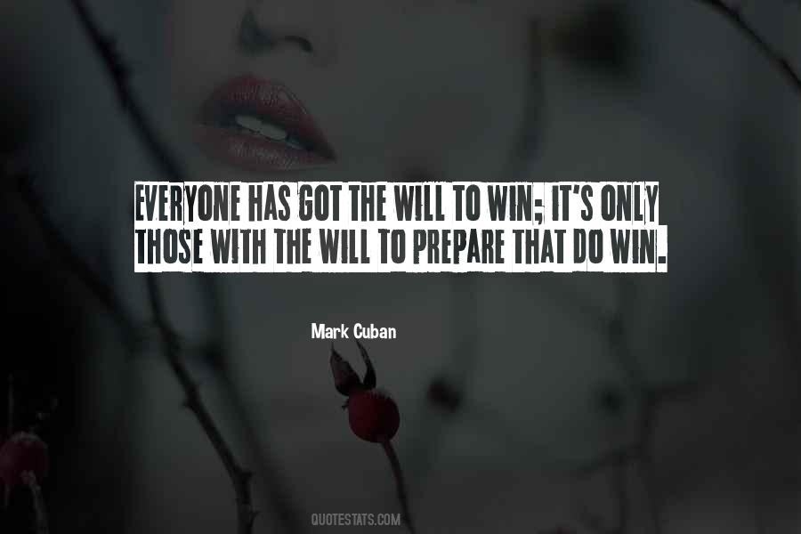 Quotes About Will To Win #317207
