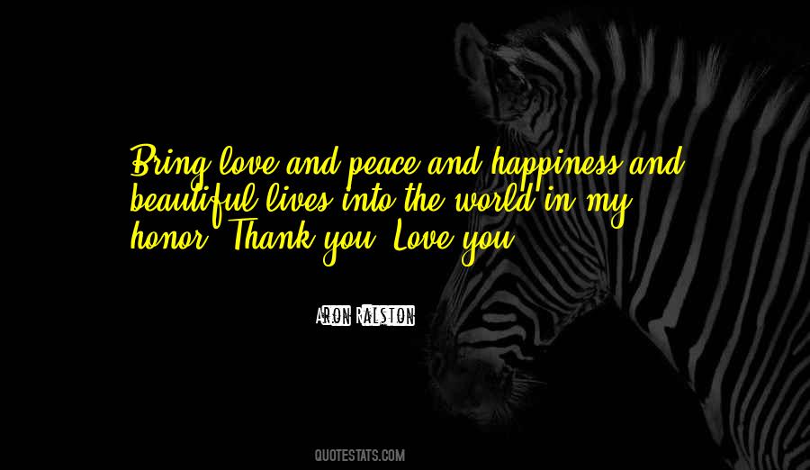 Quotes About Thank You My Love #1521049