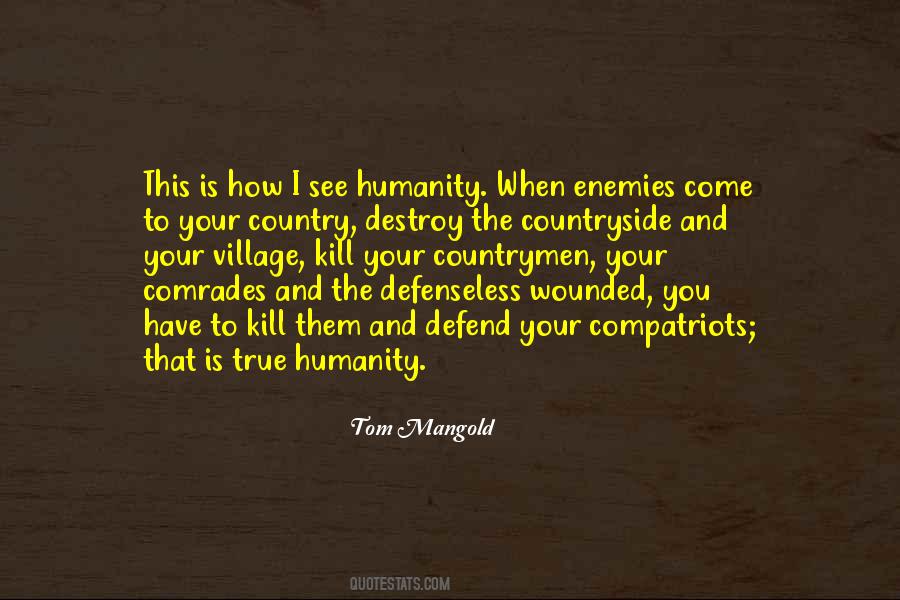 Quotes About War And Humanity #1186222
