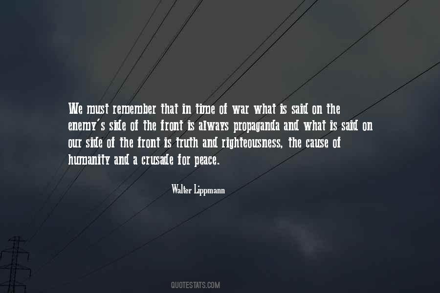 Quotes About War And Humanity #317323