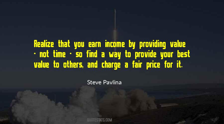 Quotes About Providing Value #767936