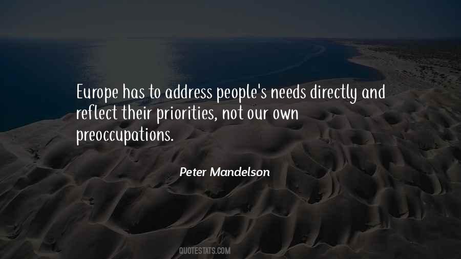 Quotes About Preoccupations #470421