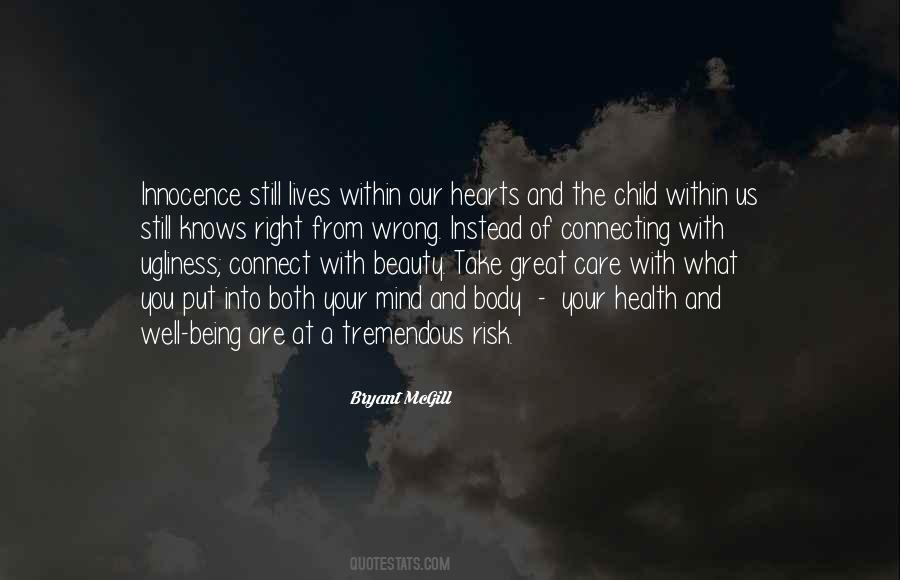 Beauty In Mind And Body Quotes #1262989
