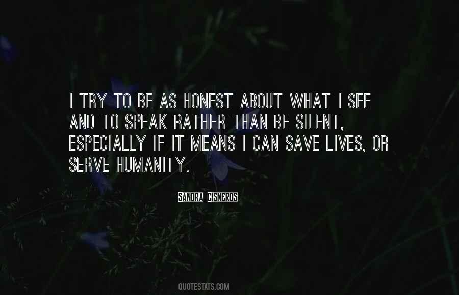 Save Humanity Quotes #541548