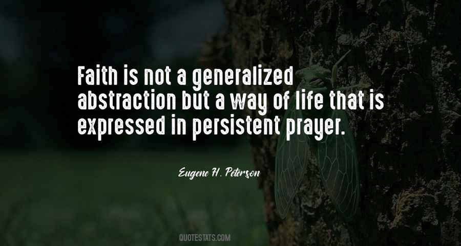 Quotes About Persistent Prayer #1034981