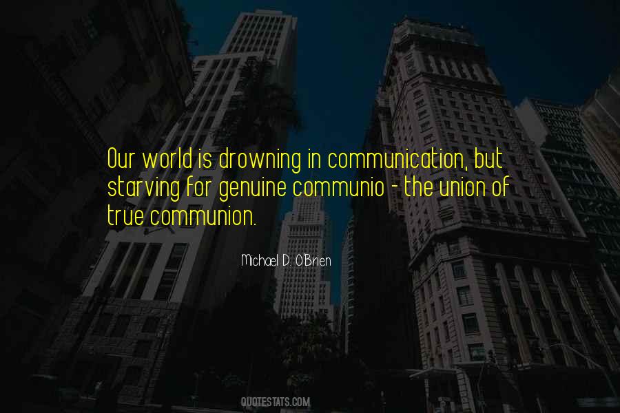 Quotes About Communion #1009034