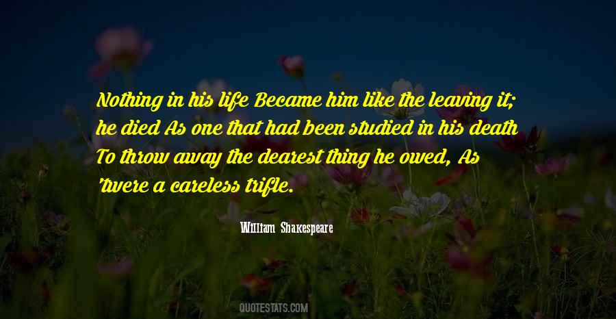 Quotes About Dearest One #1761461