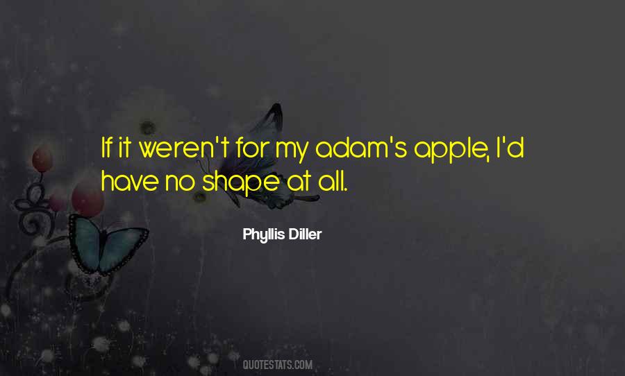 Adam S Apple Quotes #395703