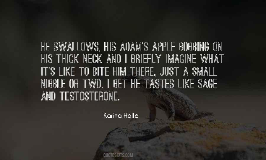 Adam S Apple Quotes #677826