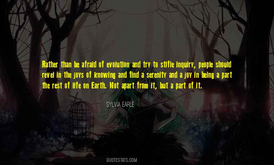 Quotes About Being Afraid Of Life #1514458
