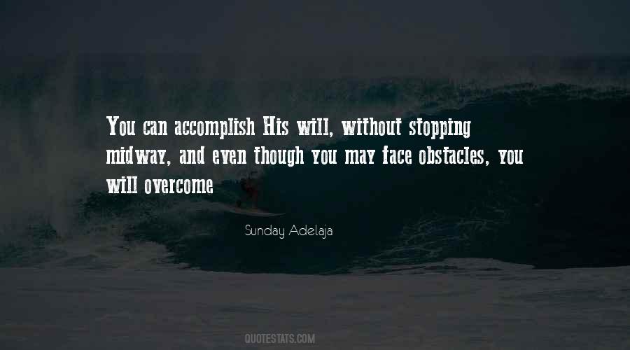 Will Overcome Quotes #1362435
