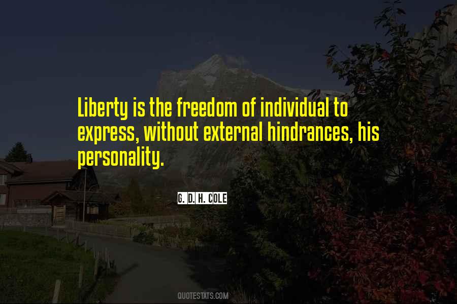 Individual Personality Quotes #1081284