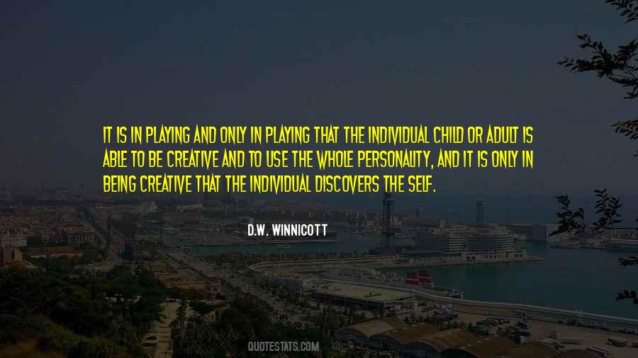 Individual Personality Quotes #195874