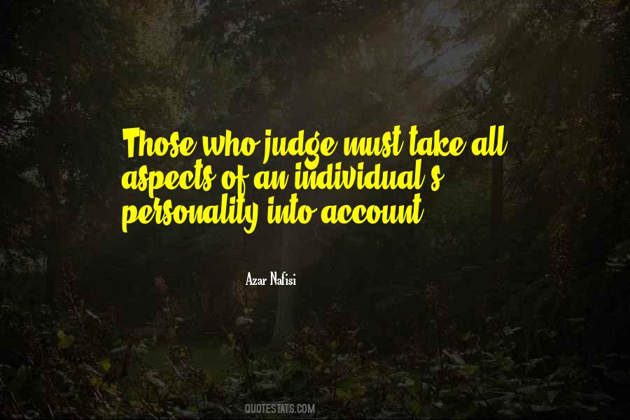 Individual Personality Quotes #977526