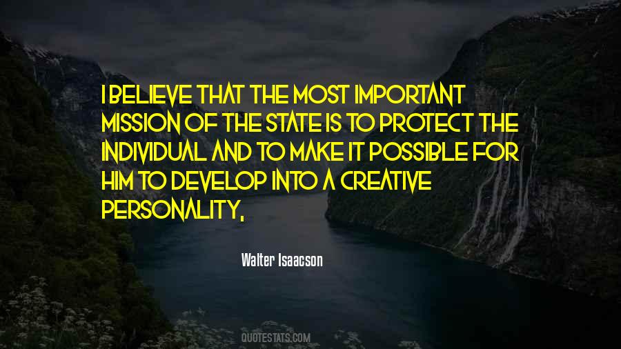 Individual Personality Quotes #991514