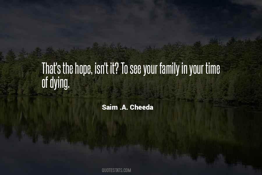 Quotes About Death In Your Family #1239723
