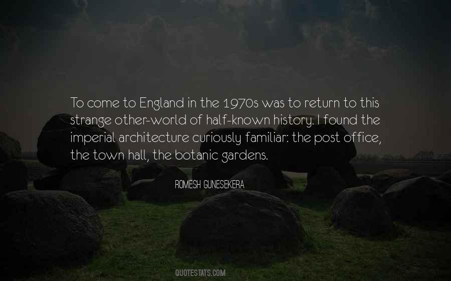 Quotes About Architecture And History #1123780