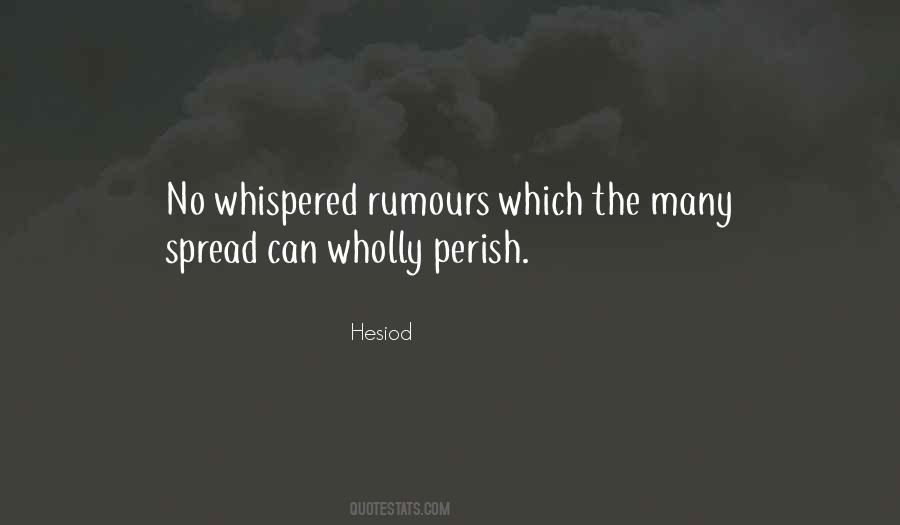 Quotes About Rumours #1296081