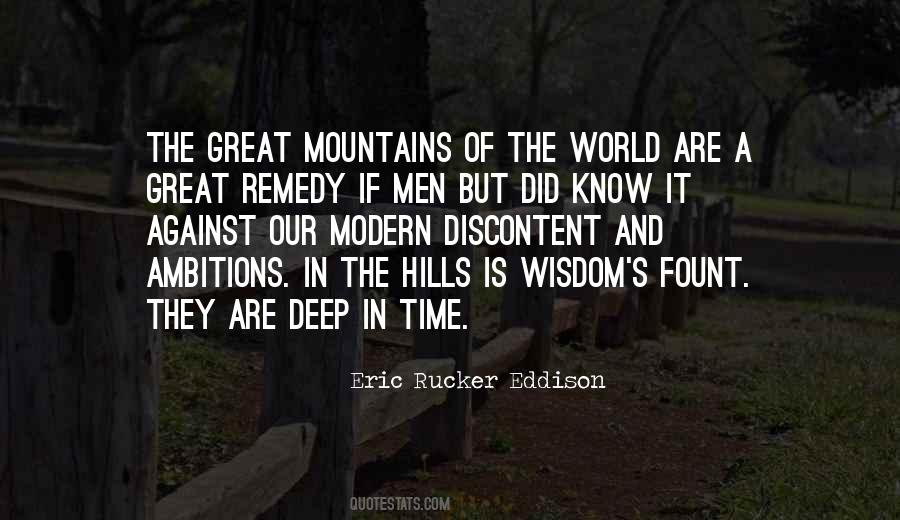 Quotes About The Hills #1680380