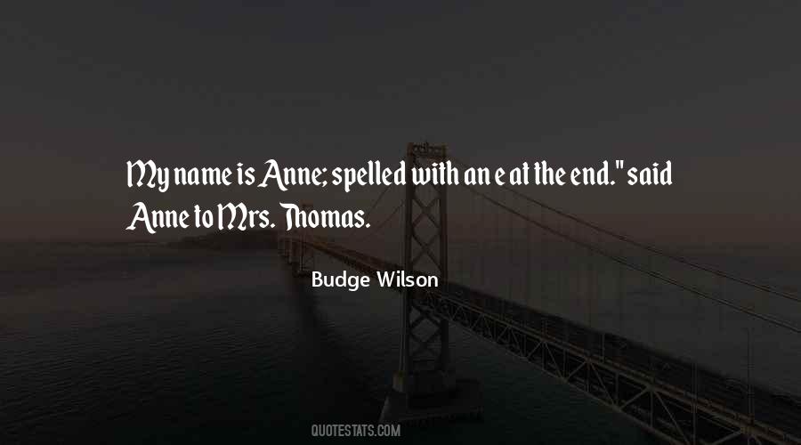 Anne Wilson Quotes #1595066