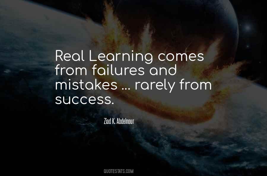 Quotes About Learning From Mistakes #249161