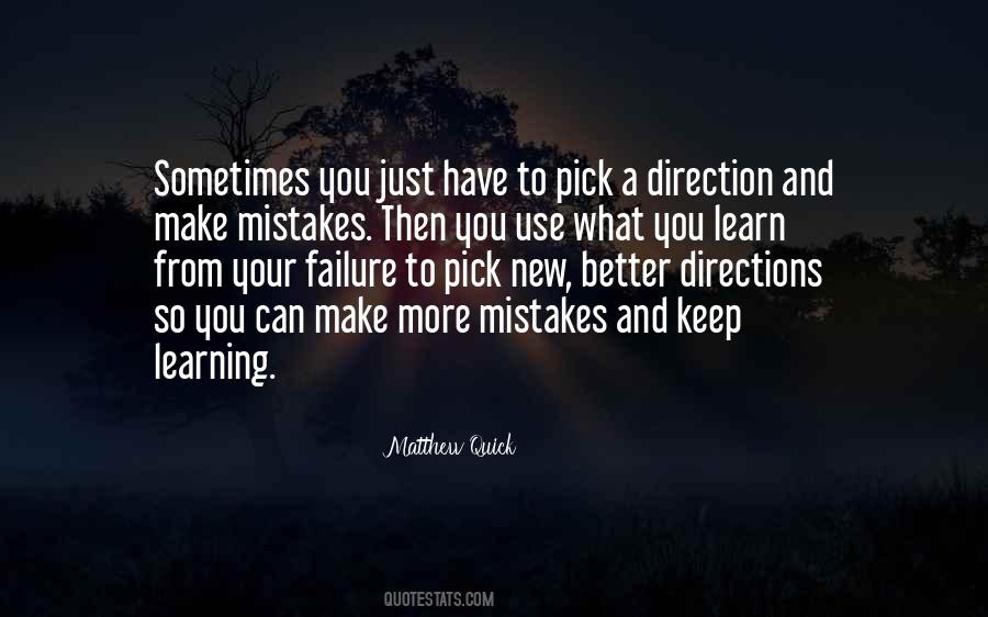 Quotes About Learning From Mistakes #867137