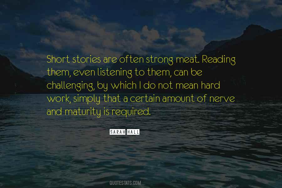 Listening To Stories Quotes #1328469