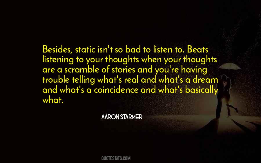 Listening To Stories Quotes #1410375