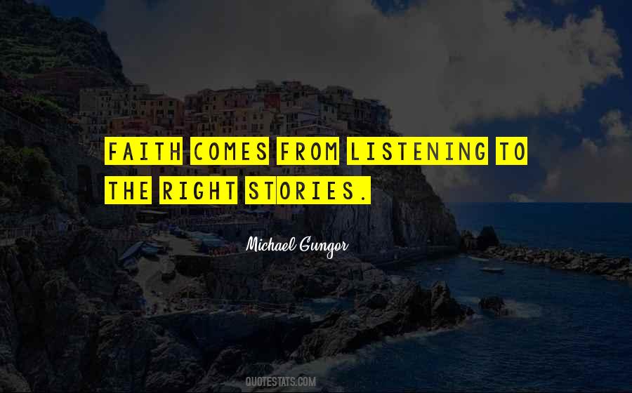 Listening To Stories Quotes #230251